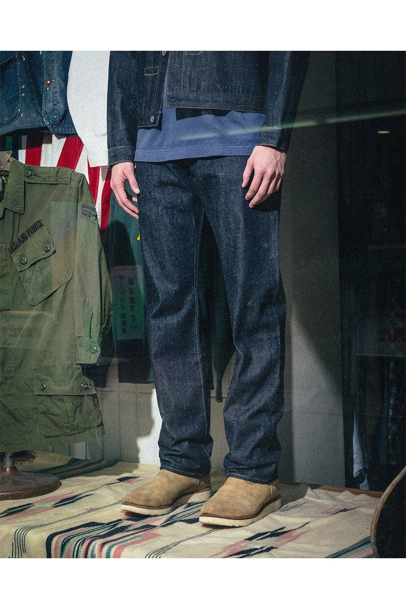SAINT Mxxxxxx(セントマイケル) SM-MK8-0000-C46 / BBJ_DENIM PANTS / REGID BLUE ベルベルジンリジッドデニムパンツ 