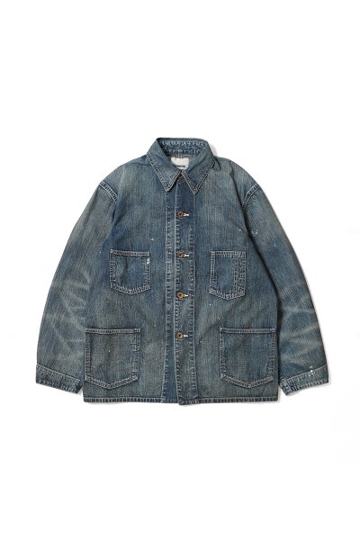 BOWWOW(バウワウ) HERITAGE DENIM CHORE COAT AGED ヘリテージデニムチョアコートエイジド BW261-HDCC