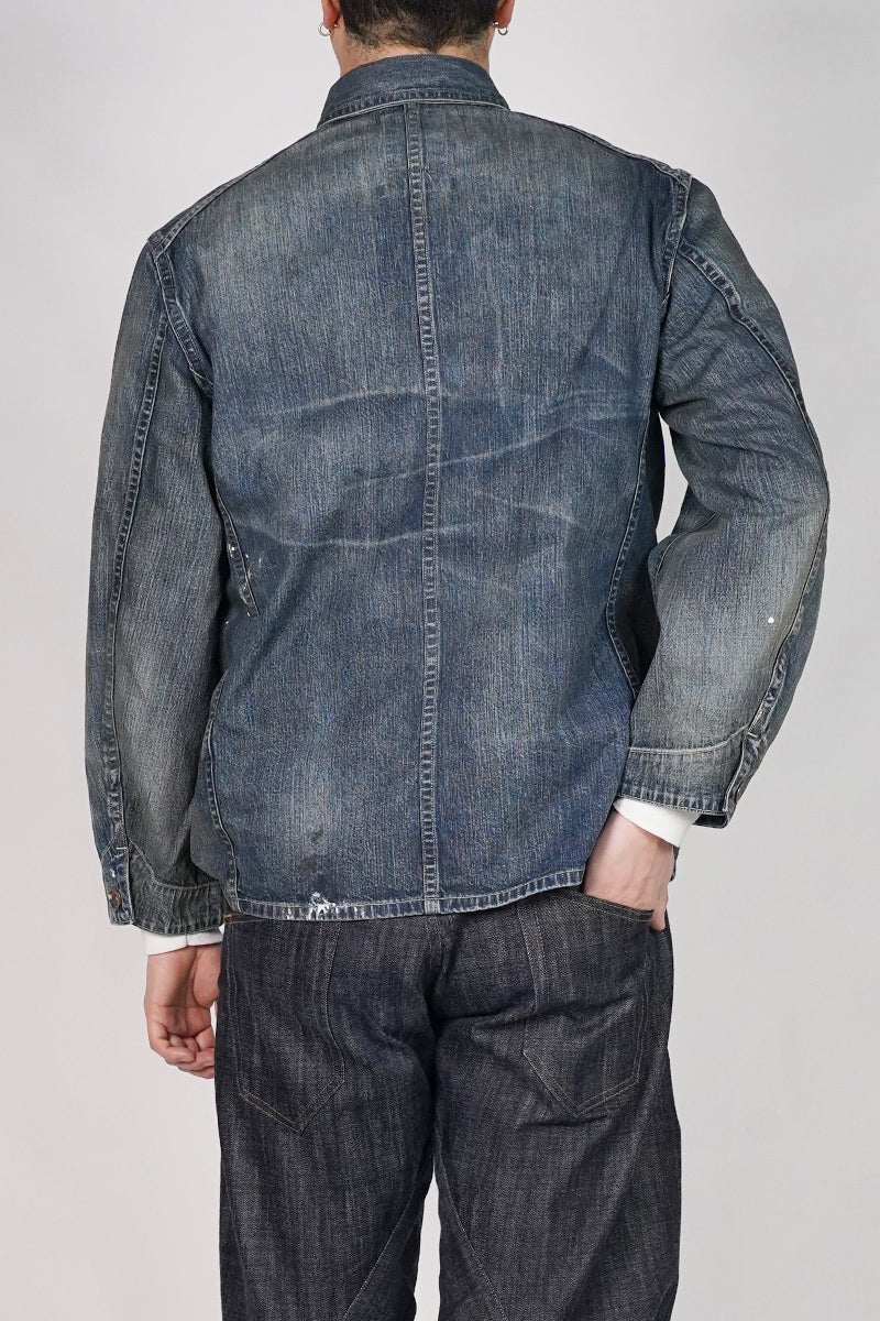 BOWWOW(バウワウ) | BOWWOW(バウワウ) HERITAGE DENIM CHORE COAT AGED