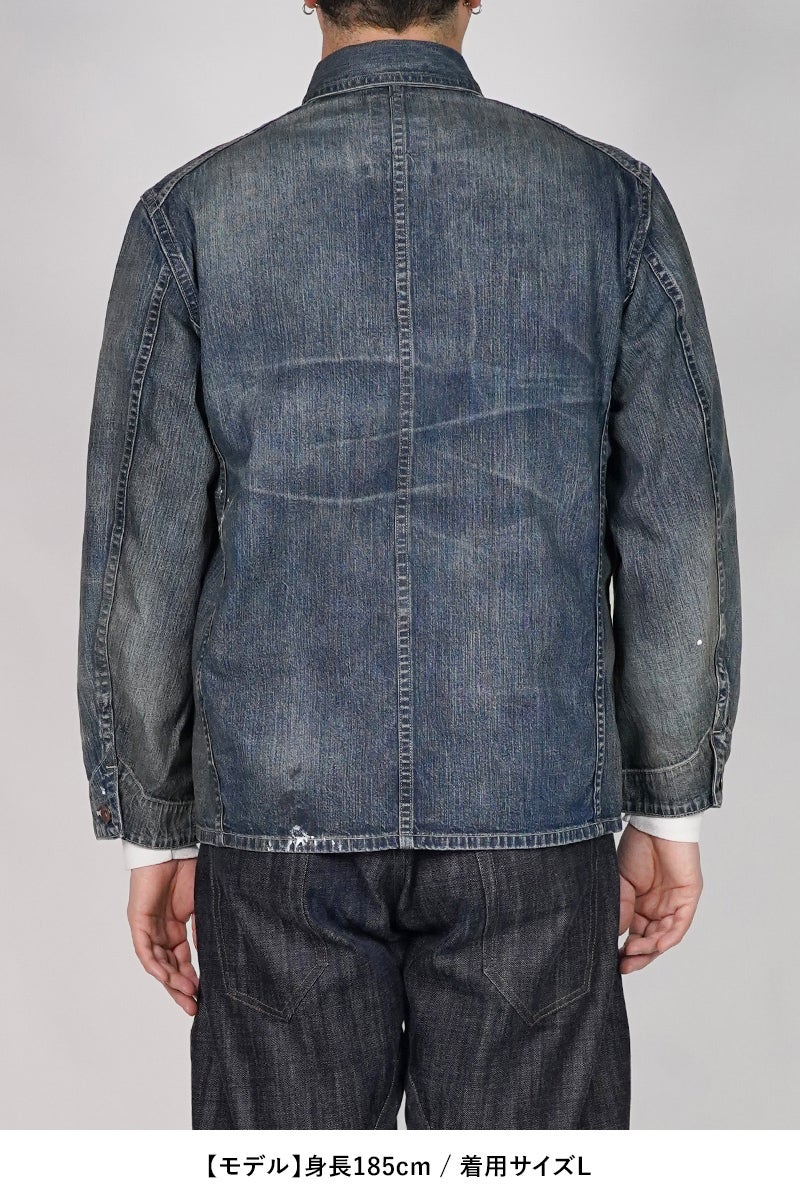 BOWWOW(バウワウ) HERITAGE DENIM CHORE COAT AGED ヘリテージデニムチョアコートエイジド BW261-HDCC