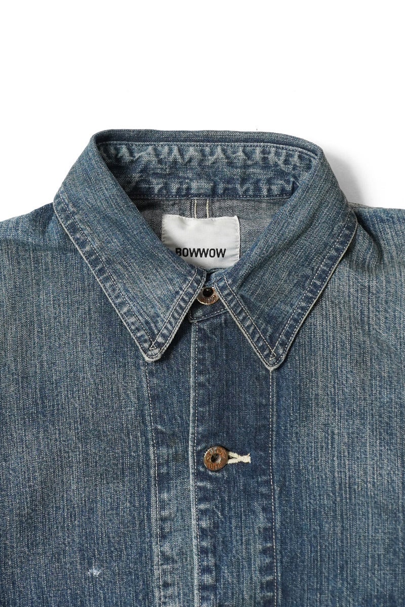 BOWWOW(バウワウ) HERITAGE DENIM CHORE COAT AGED ヘリテージデニムチョアコートエイジド BW261-HDCC