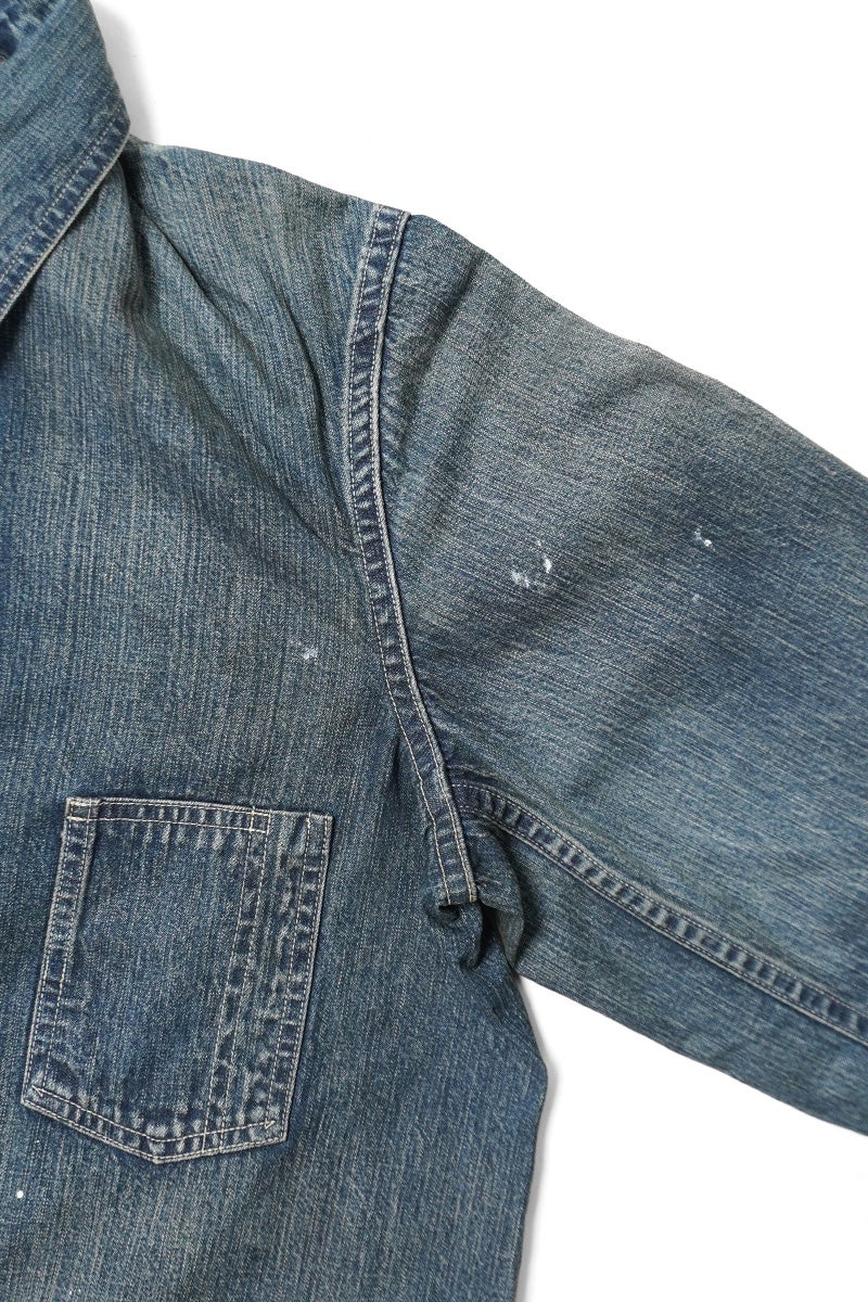 BOWWOW(バウワウ) HERITAGE DENIM CHORE COAT AGED ヘリテージデニムチョアコートエイジド BW261-HDCC