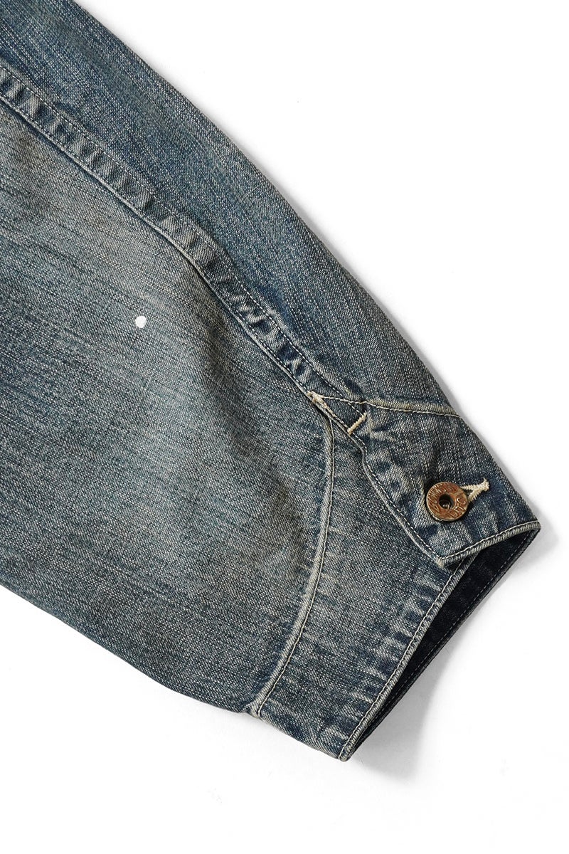 BOWWOW(バウワウ) HERITAGE DENIM CHORE COAT AGED ヘリテージデニムチョアコートエイジド BW261-HDCC