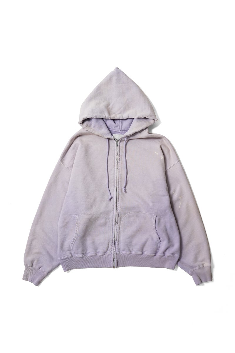 【新品】BOWWOW ダメージ加工ジップフーディ BOWWOW(バウワウ) | BOWWOW(バウワウ) ZIP HOODIE AGED ジップ