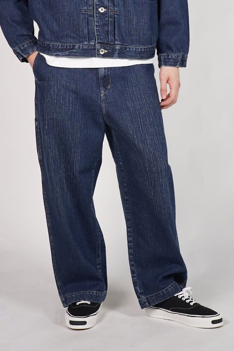 Porter Classic(ポータークラシック) STEINBECK DENIM PAINTER PANTS NAVY スタインベックデニムペインターパンツ ネイビー PC-005-2496