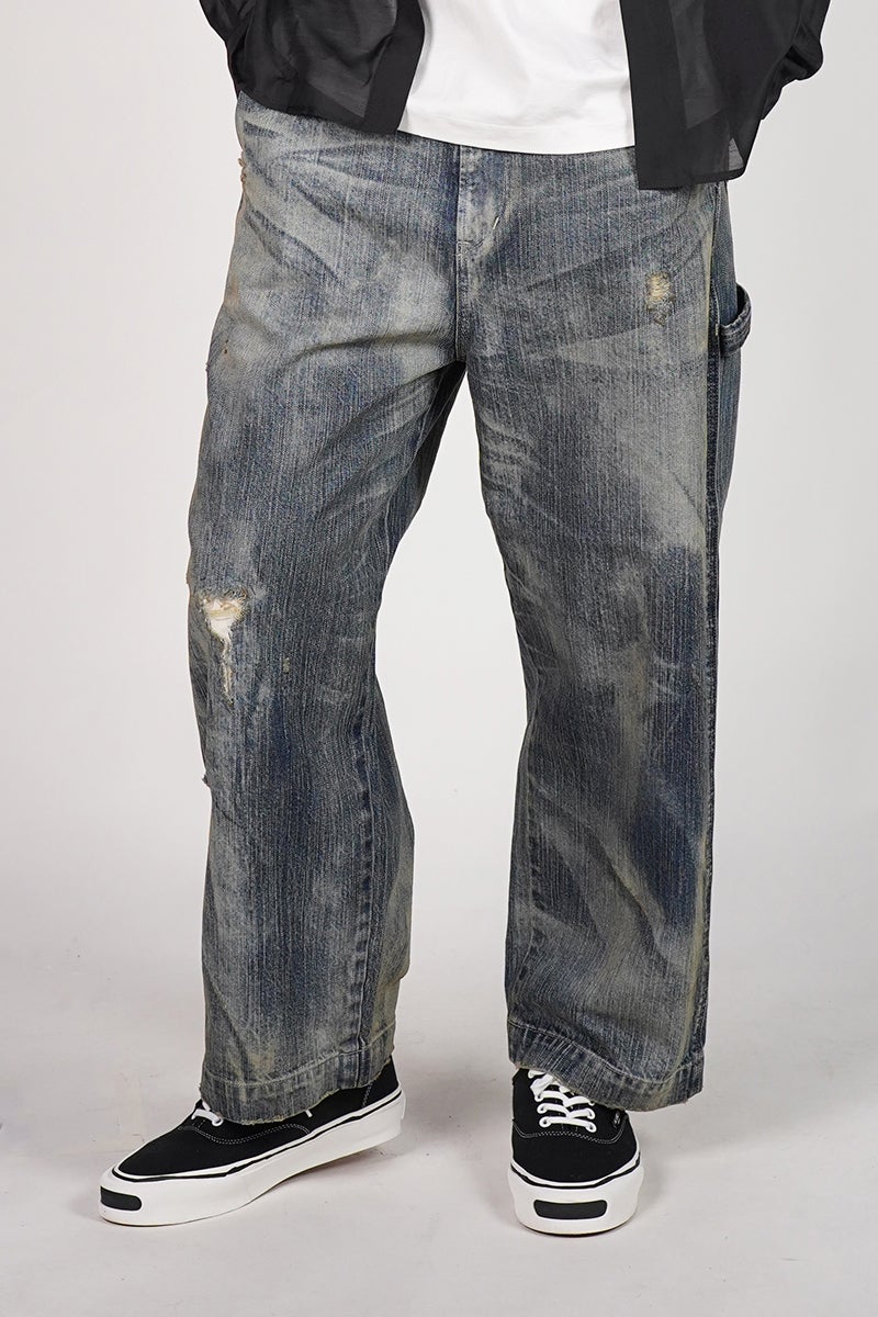 Porter Classic(ポータークラシック) STEINBECK DENIM PAINTER PANTS VINTAGE CUSTOM スタインベックデニムペインターパンツ ヴィンテージカスタム PC-005-2497