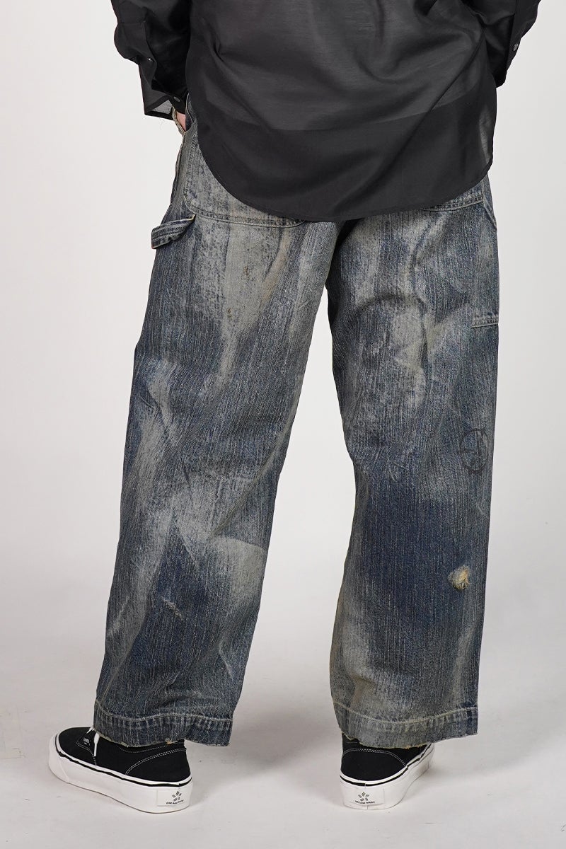 Porter Classic(ポータークラシック) STEINBECK DENIM PAINTER PANTS VINTAGE CUSTOM スタインベックデニムペインターパンツ ヴィンテージカスタム PC-005-2497