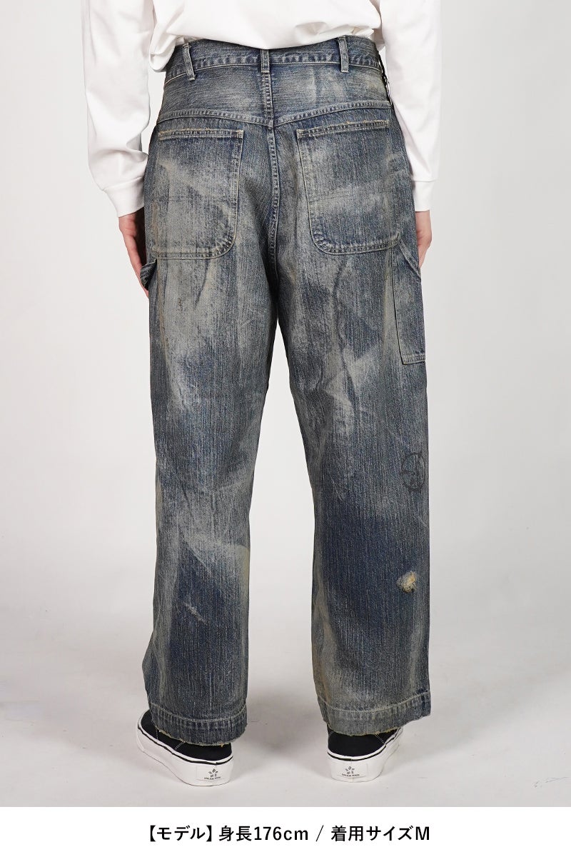 ポータークラシック　ペインターパンツ　M PORTER CLASSIC(ポータークラシック) STEINBECK DENIM PAINTER PANTS