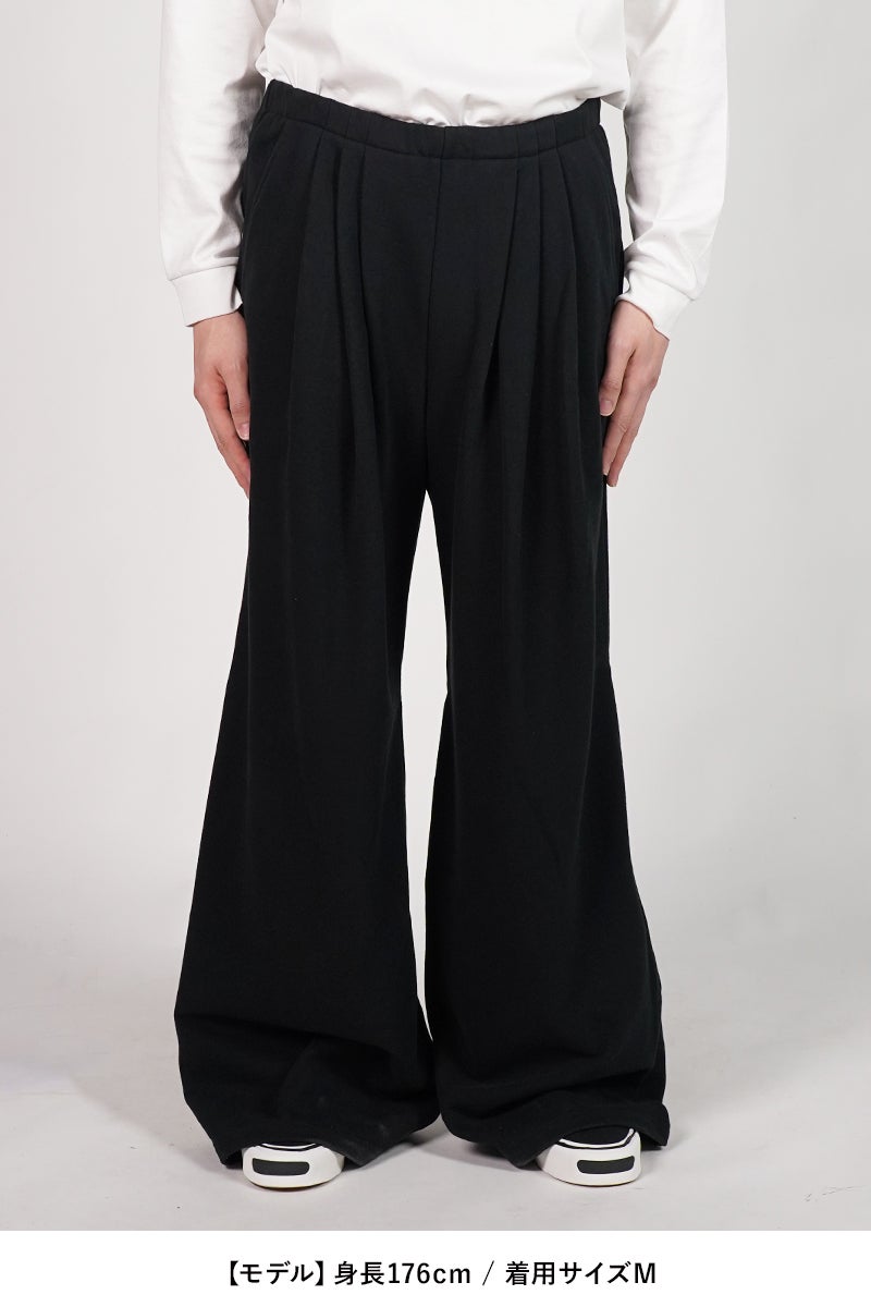 KEISUKEYOSHIDA(ケイスケヨシダ) Tuck Sweat Trousers タックスウェットトラウザース KYB61JF022