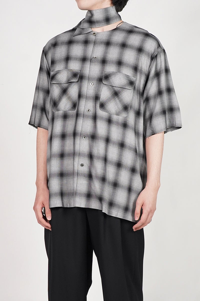 KEISUKEYOSHIDA(ケイスケヨシダ) Imitation Long Collar Shirt イミテーションロングカラーシャツ KYB61FJ108