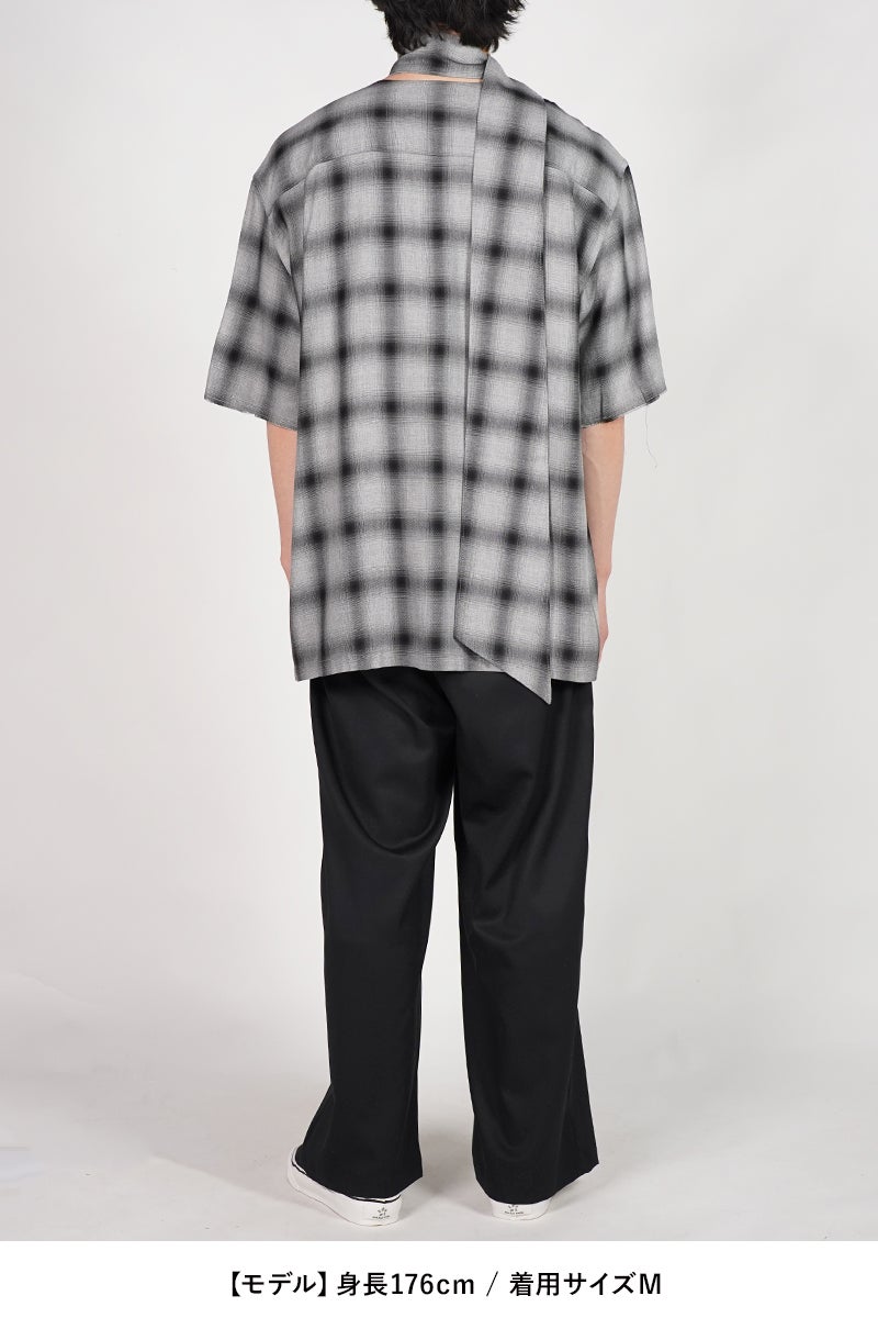 KEISUKEYOSHIDA(ケイスケヨシダ) Imitation Long Collar Shirt イミテーションロングカラーシャツ KYB61FJ108