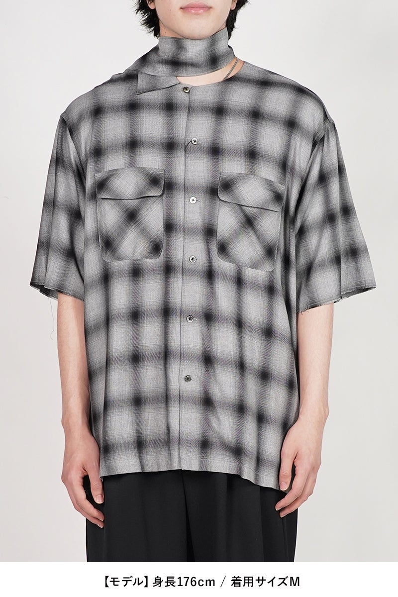 KEISUKEYOSHIDA(ケイスケヨシダ) Imitation Long Collar Shirt イミテーションロングカラーシャツ KYB61FJ108