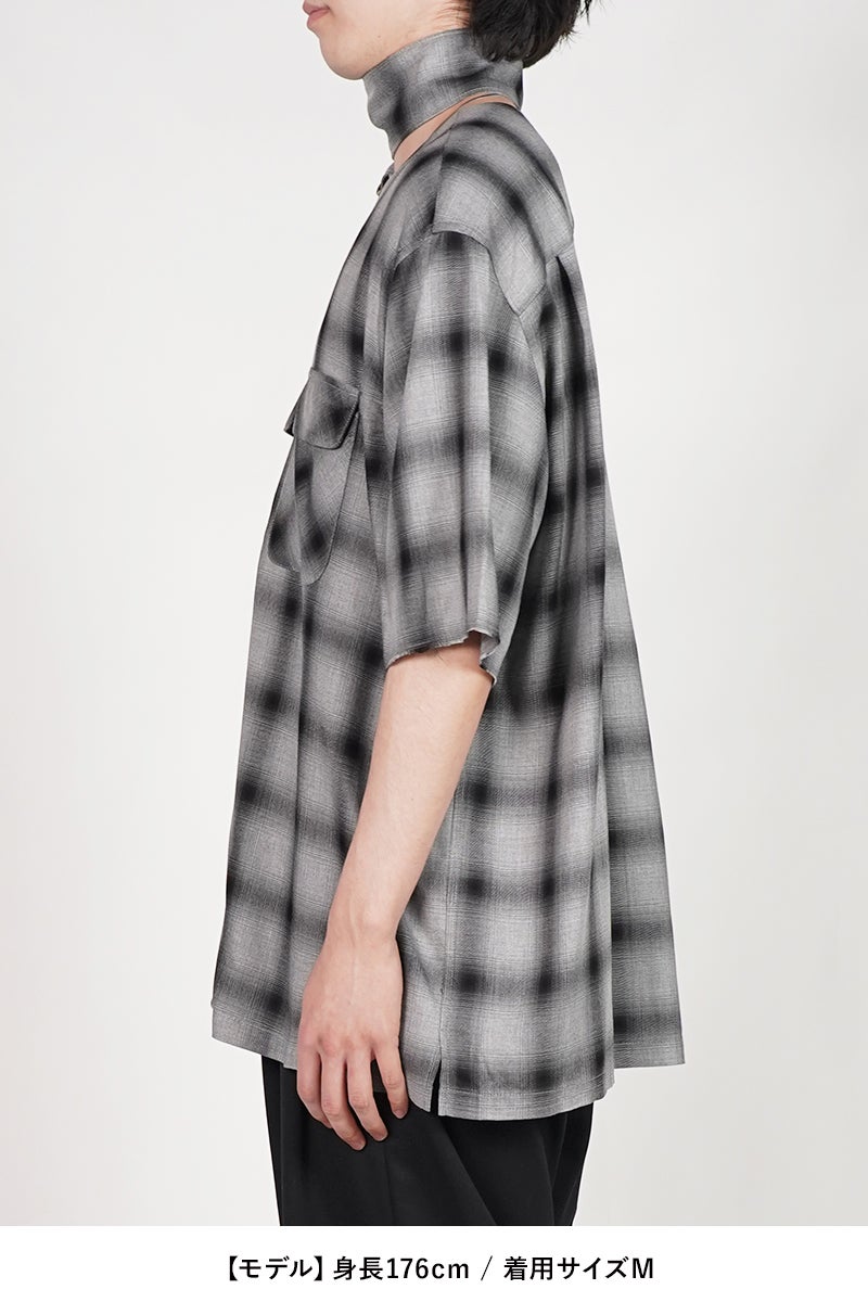 KEISUKEYOSHIDA(ケイスケヨシダ) Imitation Long Collar Shirt イミテーションロングカラーシャツ KYB61FJ108