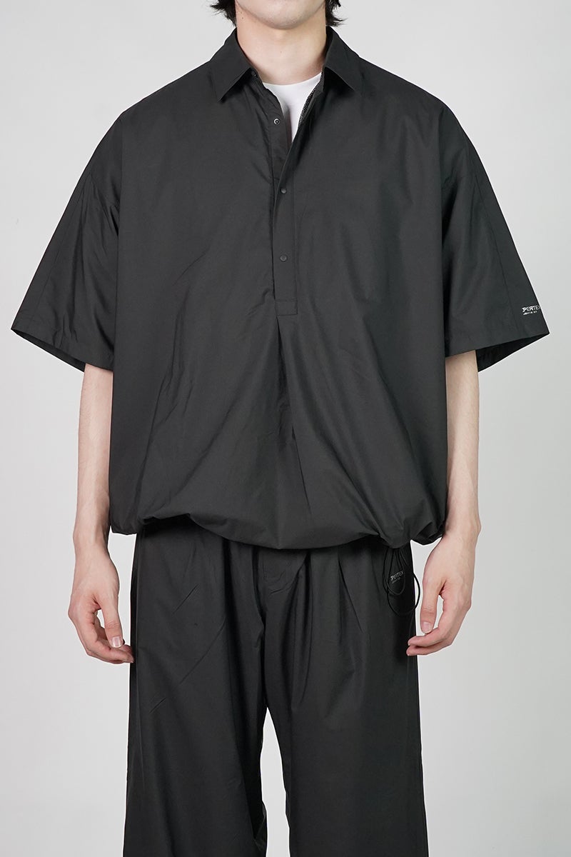 Graphpaper(グラフペーパー) PERTEX QUANTUM AIR SS Pullover Shirt パーテックスクオンタムエアー半袖プルオーバーシャツ GM261-50303