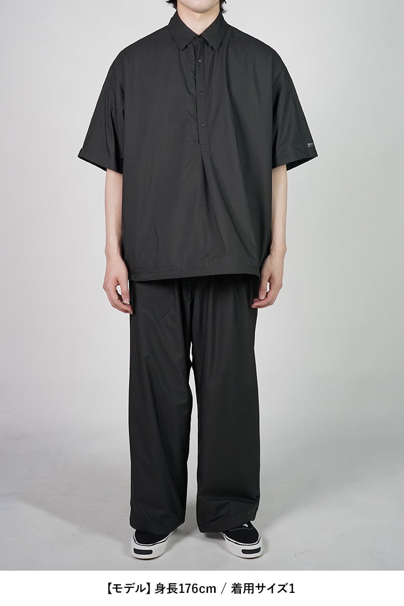 Graphpaper(グラフペーパー) PERTEX QUANTUM AIR SS Pullover Shirt パーテックスクオンタムエアー半袖プルオーバーシャツ GM261-50303