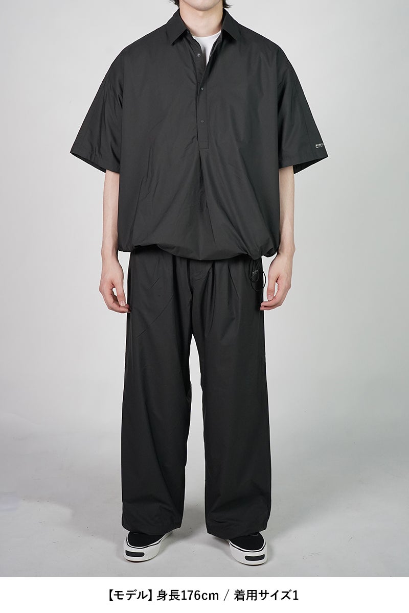 Graphpaper(グラフペーパー) PERTEX QUANTUM AIR SS Pullover Shirt パーテックスクオンタムエアー半袖プルオーバーシャツ GM261-50303