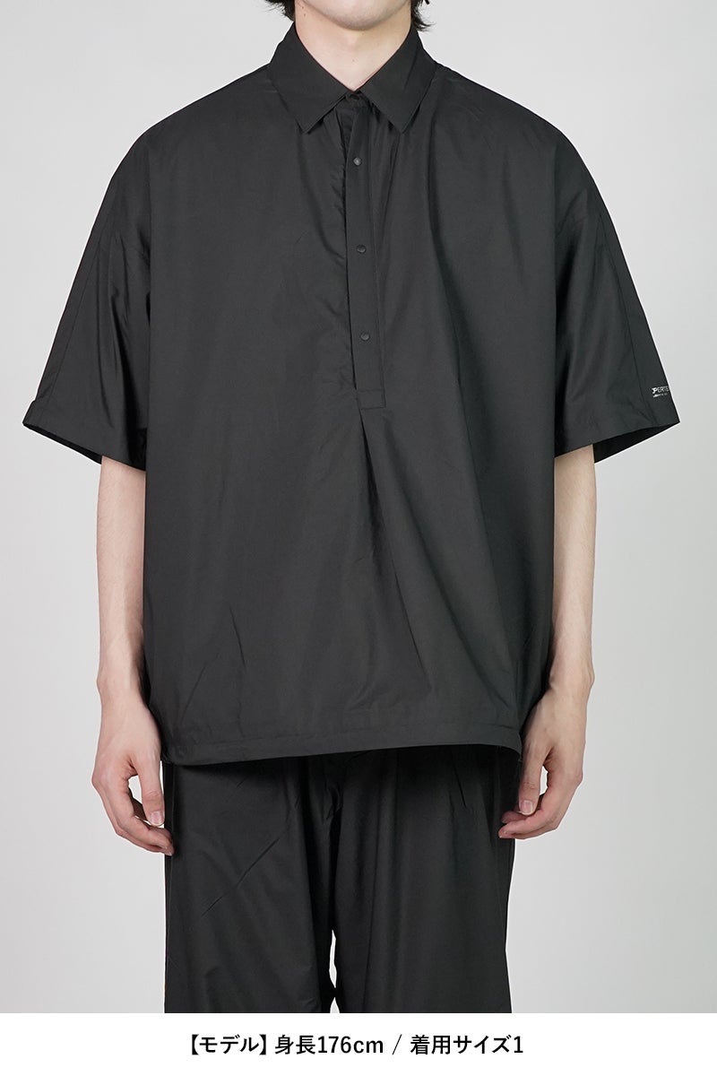 Graphpaper(グラフペーパー) PERTEX QUANTUM AIR SS Pullover Shirt パーテックスクオンタムエアー半袖プルオーバーシャツ GM261-50303