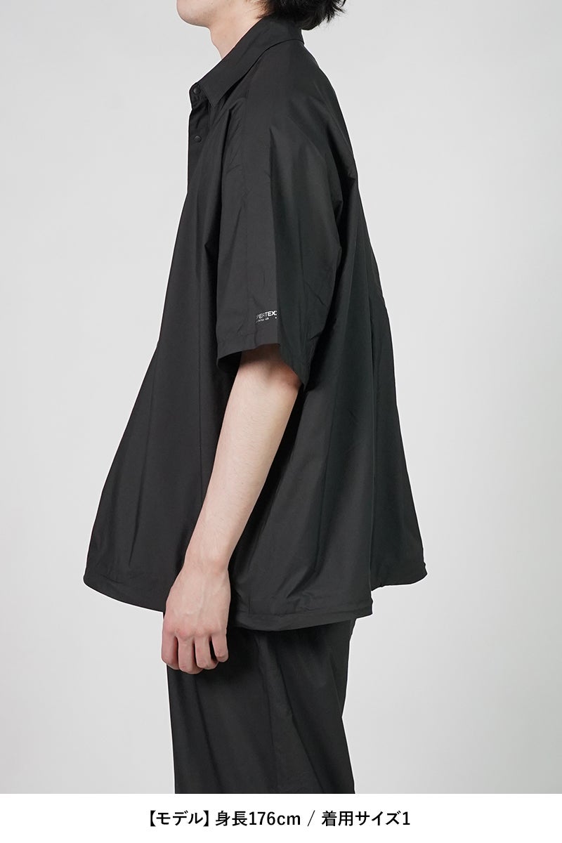 Graphpaper(グラフペーパー) PERTEX QUANTUM AIR SS Pullover Shirt パーテックスクオンタムエアー半袖プルオーバーシャツ GM261-50303