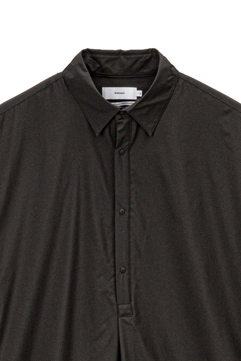 Graphpaper(グラフペーパー) PERTEX QUANTUM AIR SS Pullover Shirt パーテックスクオンタムエアー半袖プルオーバーシャツ GM261-50303