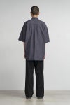 Graphpaper(グラフペーパー) Oxford S/S Oversized B.D Shirt オックスフォード半袖オーバーサイズボタンダウンシャツ GM261-50025B