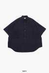 Graphpaper(グラフペーパー) Oxford S/S Oversized B.D Shirt オックスフォード半袖オーバーサイズボタンダウンシャツ GM261-50025B
