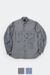 DAIWA PIER 39(ダイワピア39) TECH MULTI POCKET CHAMBRAY SHIRT L/S テックマルチポケットシャンブレーシャツ長袖 BE-84026