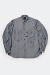 DAIWA PIER 39(ダイワピア39) TECH MULTI POCKET CHAMBRAY SHIRT L/S テックマルチポケットシャンブレーシャツ長袖 BE-84026