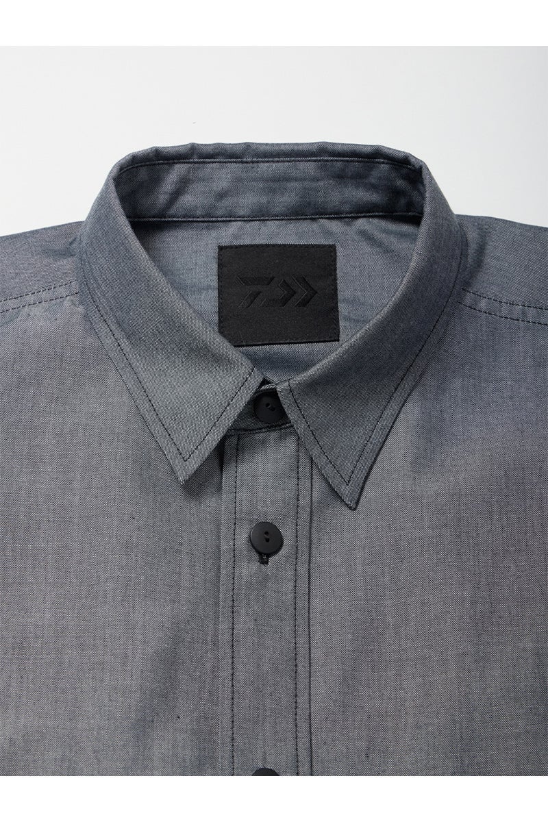 DAIWA PIER 39(ダイワピア39) TECH MULTI POCKET CHAMBRAY SHIRT L/S テックマルチポケットシャンブレーシャツ長袖 BE-84026