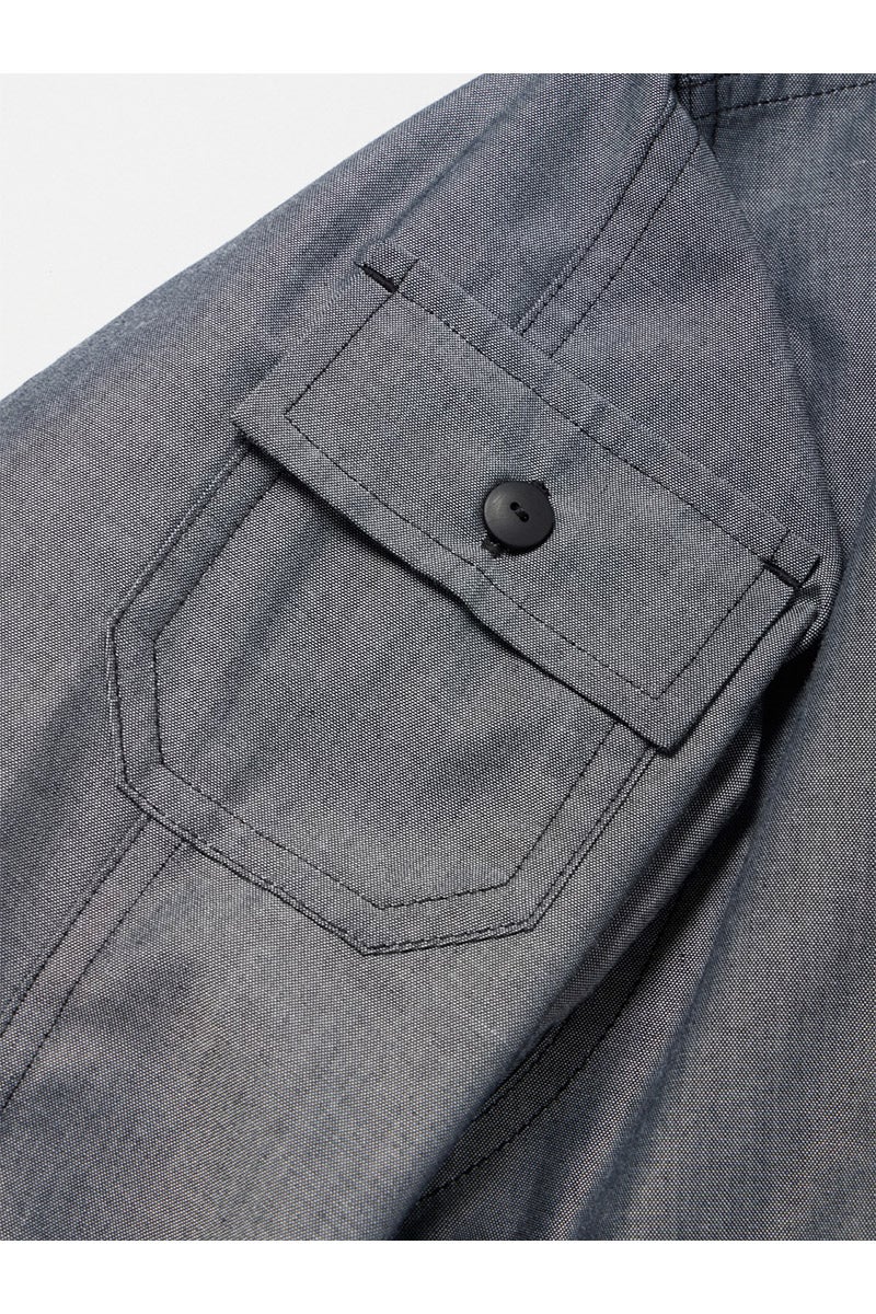 DAIWA PIER 39(ダイワピア39) TECH MULTI POCKET CHAMBRAY SHIRT L/S テックマルチポケットシャンブレーシャツ長袖 BE-84026