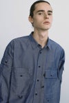 DAIWA PIER 39(ダイワピア39) TECH MULTI POCKET CHAMBRAY SHIRT L/S テックマルチポケットシャンブレーシャツ長袖 BE-84026