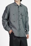 DAIWA PIER 39(ダイワピア39) TECH MULTI POCKET CHAMBRAY SHIRT L/S テックマルチポケットシャンブレーシャツ長袖 BE-84026