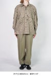 DAIWA PIER 39(ダイワピア39) W's TECH SPORTS OPEN COLLAR SHIRT LS GREN PLAID ウィメンズ テックスポーツオープンカラーシャツ長袖グレンチェック BE-82026L