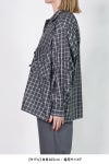 DAIWA PIER 39(ダイワピア39) W's TECH SPORTS OPEN COLLAR SHIRT LS GREN PLAID ウィメンズ テックスポーツオープンカラーシャツ長袖グレンチェック BE-82026L