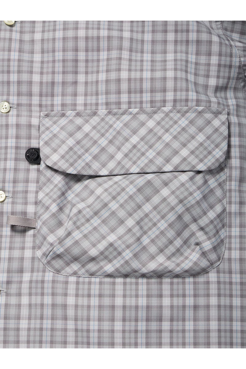 DAIWA PIER 39(ダイワピア39) TECH SPORTS OPEN COLLAR SHIRT L/S GREN PLAID テックスポーツオープンカラーシャツ長袖グレンチェック BE-82026