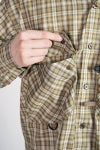DAIWA PIER 39(ダイワピア39) TECH SPORTS OPEN COLLAR SHIRT L/S GREN PLAID テックスポーツオープンカラーシャツ長袖グレンチェック BE-82026