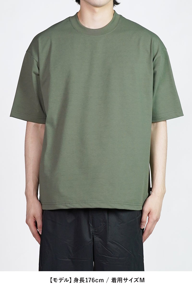 DAIWA PIER 39(ダイワピア39) TECH DRAWSTRING S/S TEE テックドローストリング半袖Tシャツ BE-35026