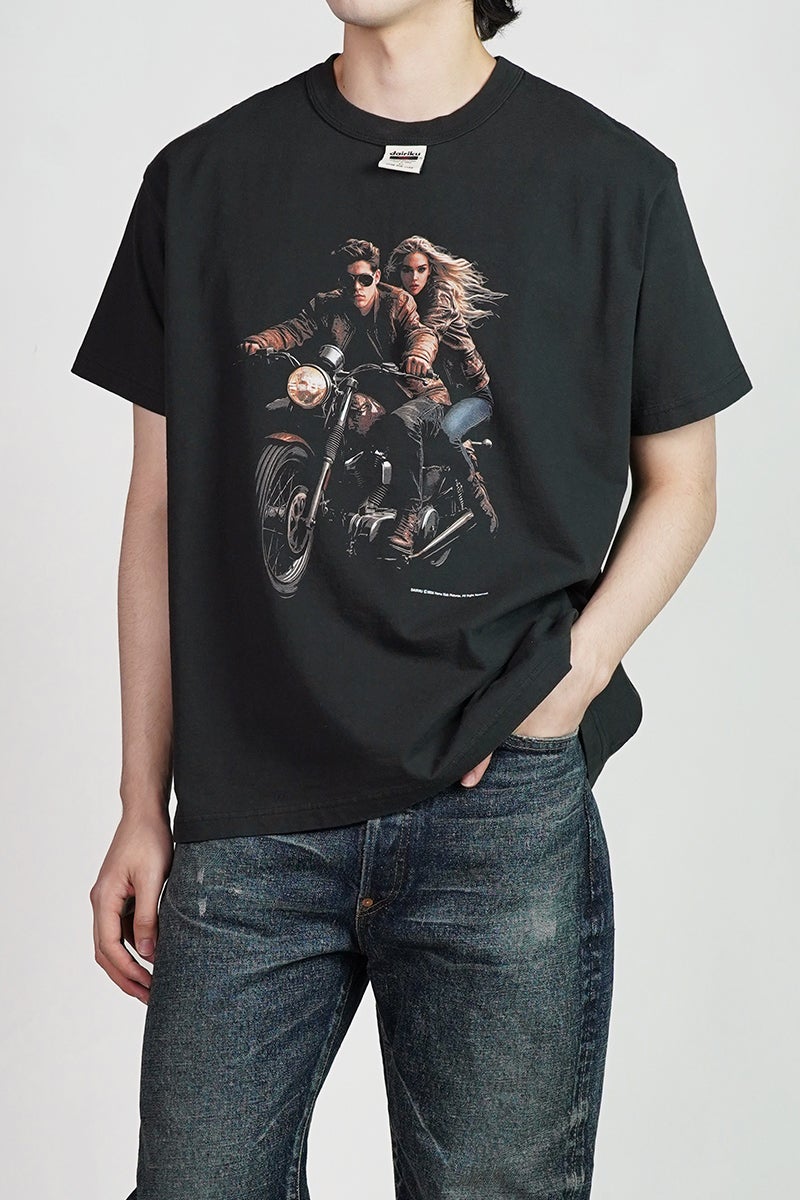DAIRIKU(ダイリク) "Avec Bikers" H-S Tag Tee アベックバイカーズ タグTシャツ 26SS C13