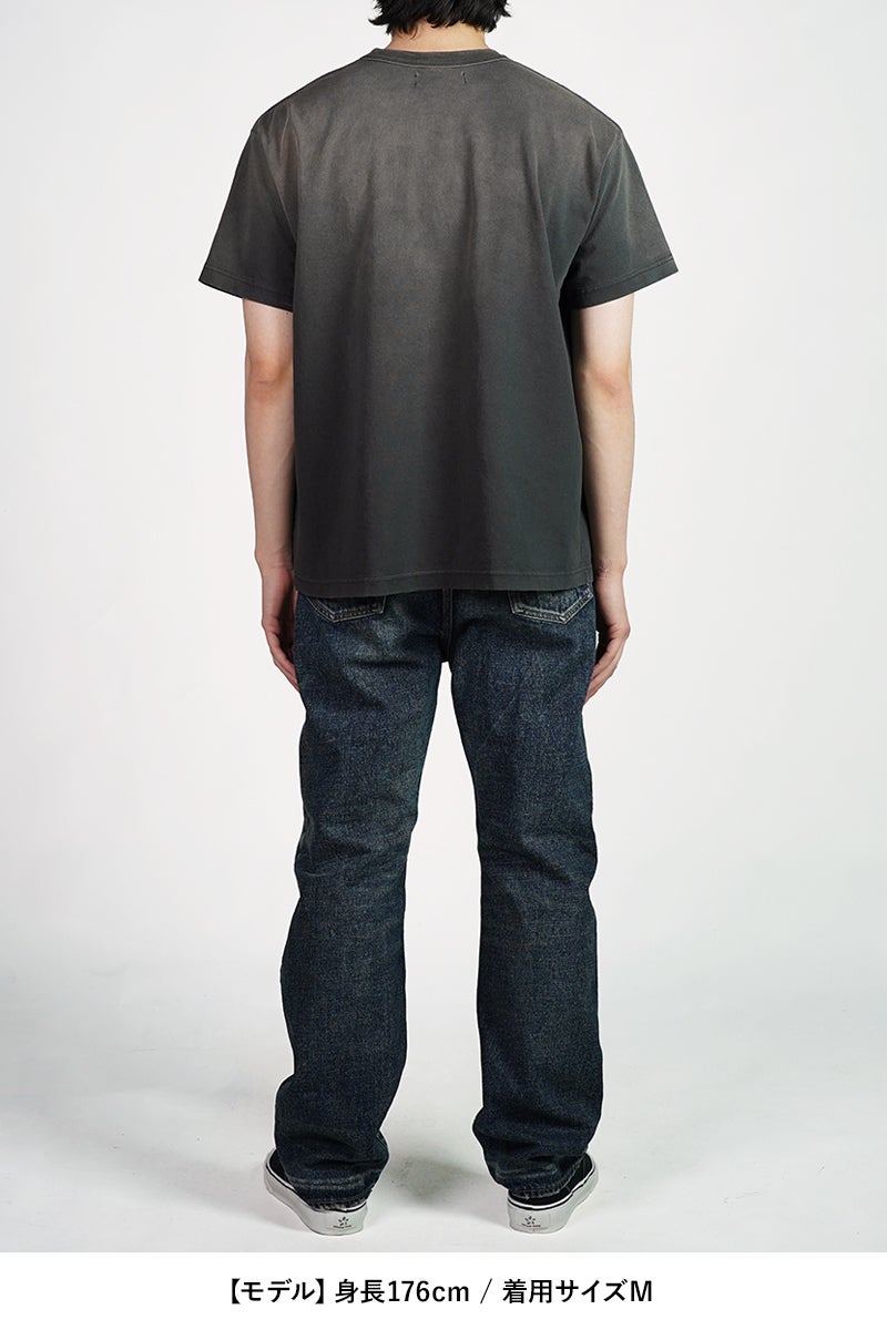 DAIRIKU(ダイリク) "BUTTON EYE DOLL" Sunburn H-S Tag Tee ボタンアイドール サンバーンタグTシャツ 26SS C14