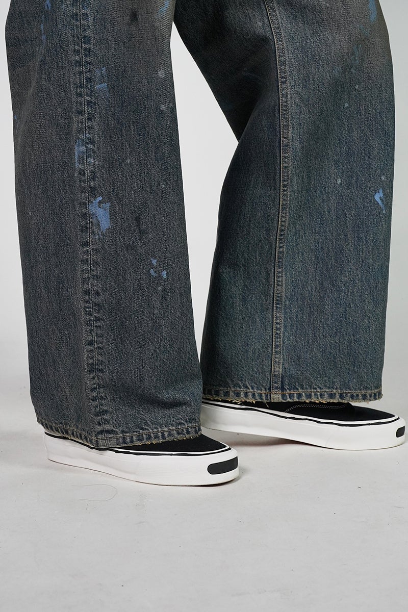DAIRIKU(ダイリク) "Paint" Wide Denim Pants ペイント ワイドデニムパンツ 26SS D8