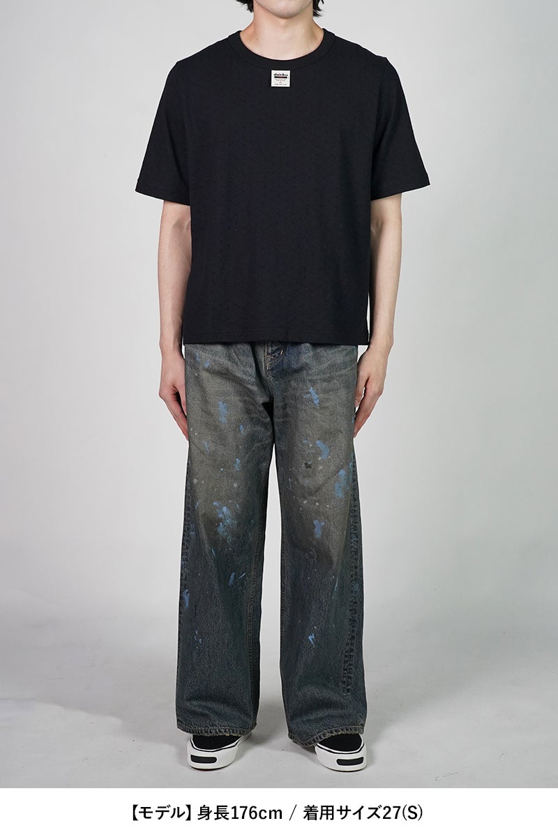 DAIRIKU(ダイリク) "Paint" Wide Denim Pants ペイント ワイドデニムパンツ 26SS D8