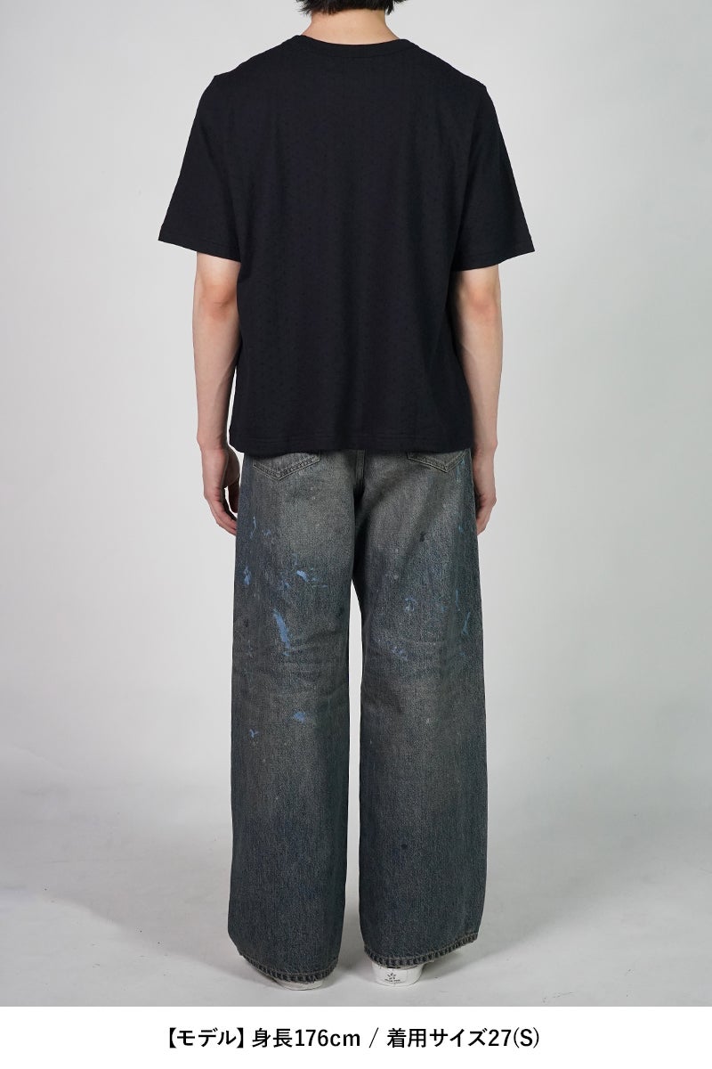 DAIRIKU(ダイリク) "Paint" Wide Denim Pants ペイント ワイドデニムパンツ 26SS D8