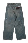 DAIRIKU(ダイリク) "Paint" Wide Denim Pants ペイント ワイドデニムパンツ 26SS D8