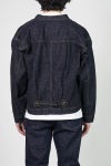 New Manual(ニューマニュアル)  New Manual(ニューマニュアル) #029 WW Ⅱ LV T-BACK JACKET ONE-WASHED Tバックジャケット ワンウォッシュ JK-YY-0015