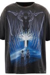 SAINT Mxxxxxx(セントマイケル) SM-MK8-0000-C77 / AOT_SS TEE / ATTACK ON TITAN / BLK 進撃の巨人半袖Tシャツ