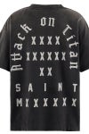 SAINT Mxxxxxx(セントマイケル) SM-MK8-0000-C77 / AOT_SS TEE / ATTACK ON TITAN / BLK 進撃の巨人半袖Tシャツ