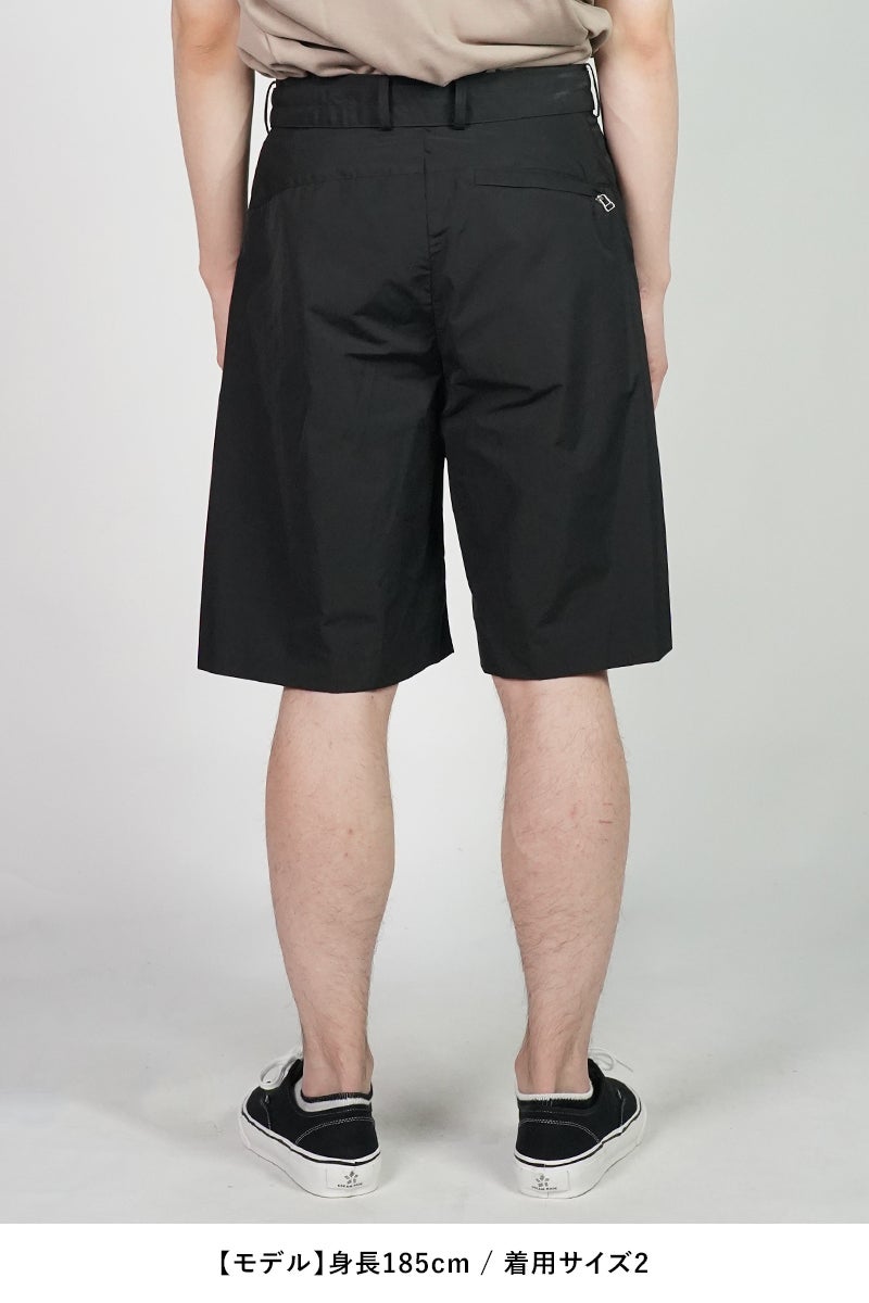 NTN(エヌティーエヌ) 3D 2-TUCK BELTED SHORTS 2タックベルトショーツ N006-002124