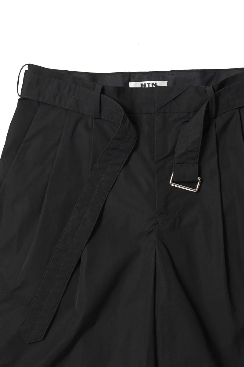 NTN(エヌティーエヌ) 3D 2-TUCK BELTED SHORTS 2タックベルトショーツ N006-002124