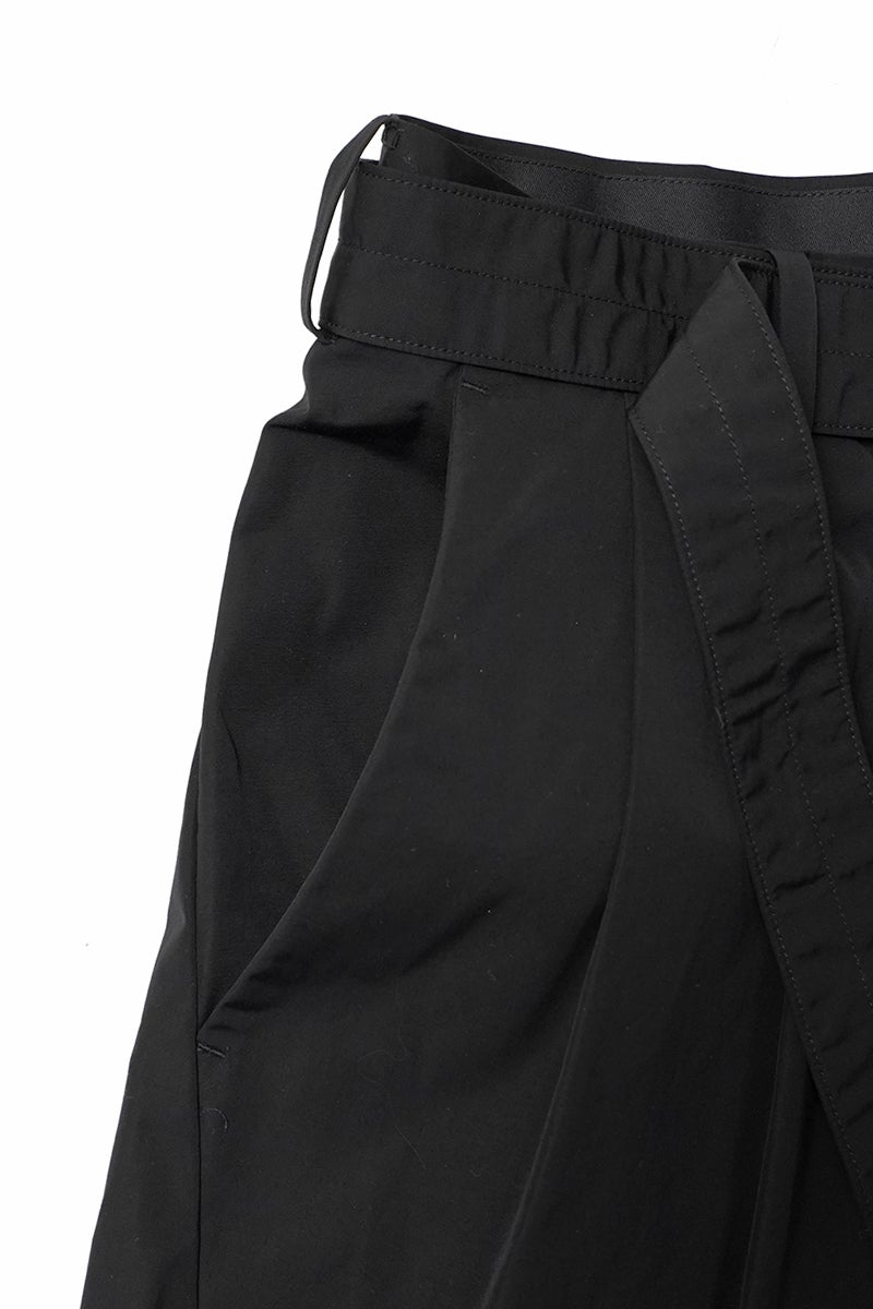 NTN(エヌティーエヌ) 3D 2-TUCK BELTED SHORTS 2タックベルトショーツ N006-002124