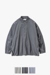 Graphpaper(グラフペーパー) Seersucker Pullover Shirt シアーサッカープルオーバーシャツ GU261-50445