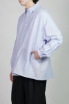 Graphpaper(グラフペーパー) Seersucker Pullover Shirt シアーサッカープルオーバーシャツ GU261-50445